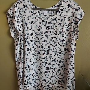 Reitmans White Patterned Blouse